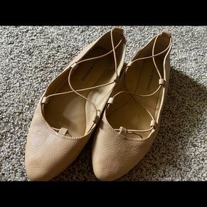 Lucky Brand Nude Ballet Flats